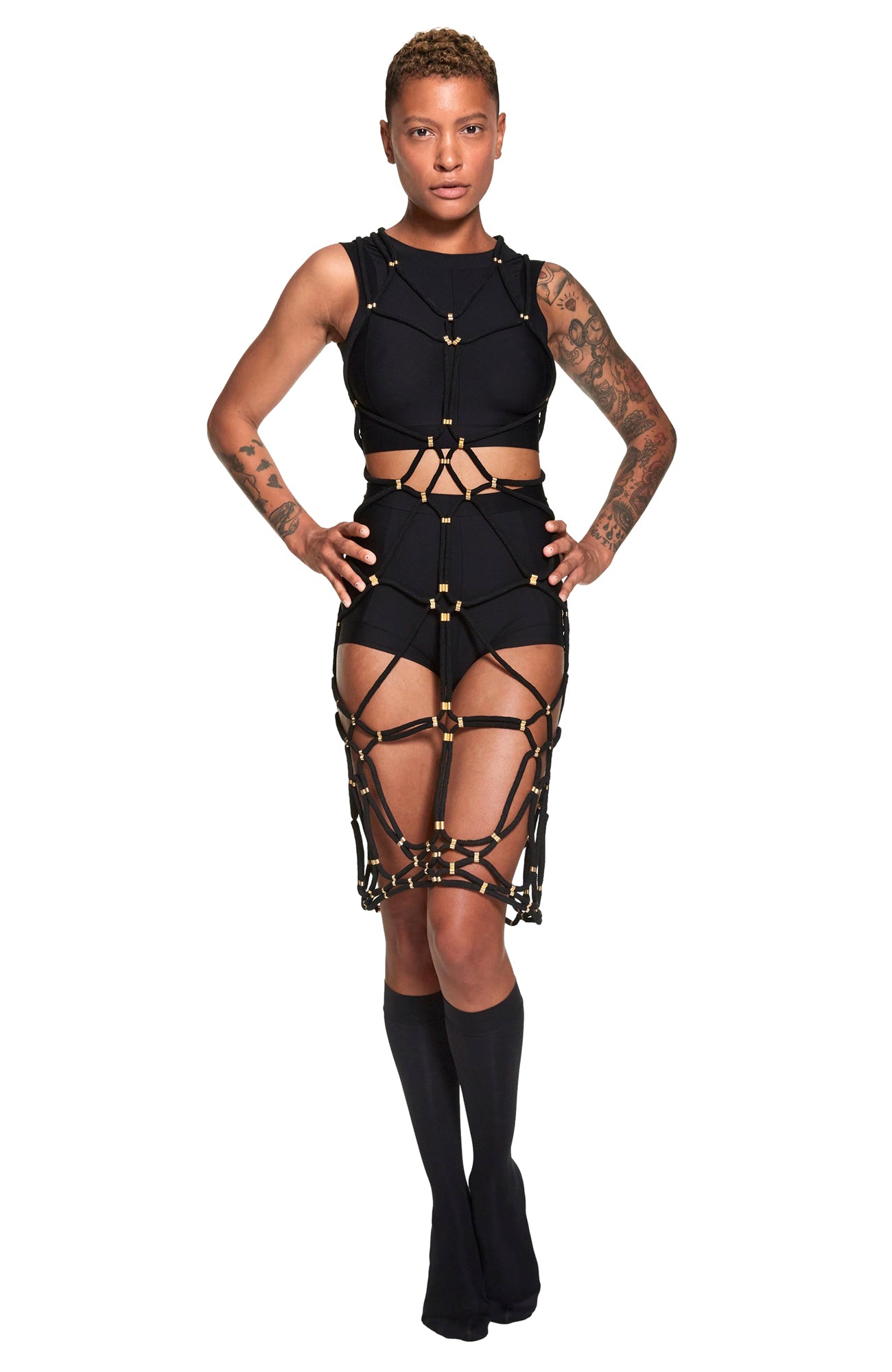 DSTM 1449 Shibari Dress in Black DSTM 1449 Shibari Dress in Black