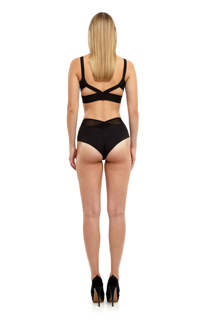 1422 / Form Lightweight Mesh Bra / Black