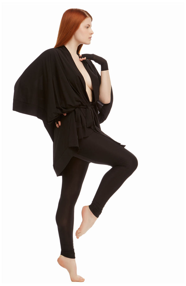 1689 / Sever Unisex Robe / Black