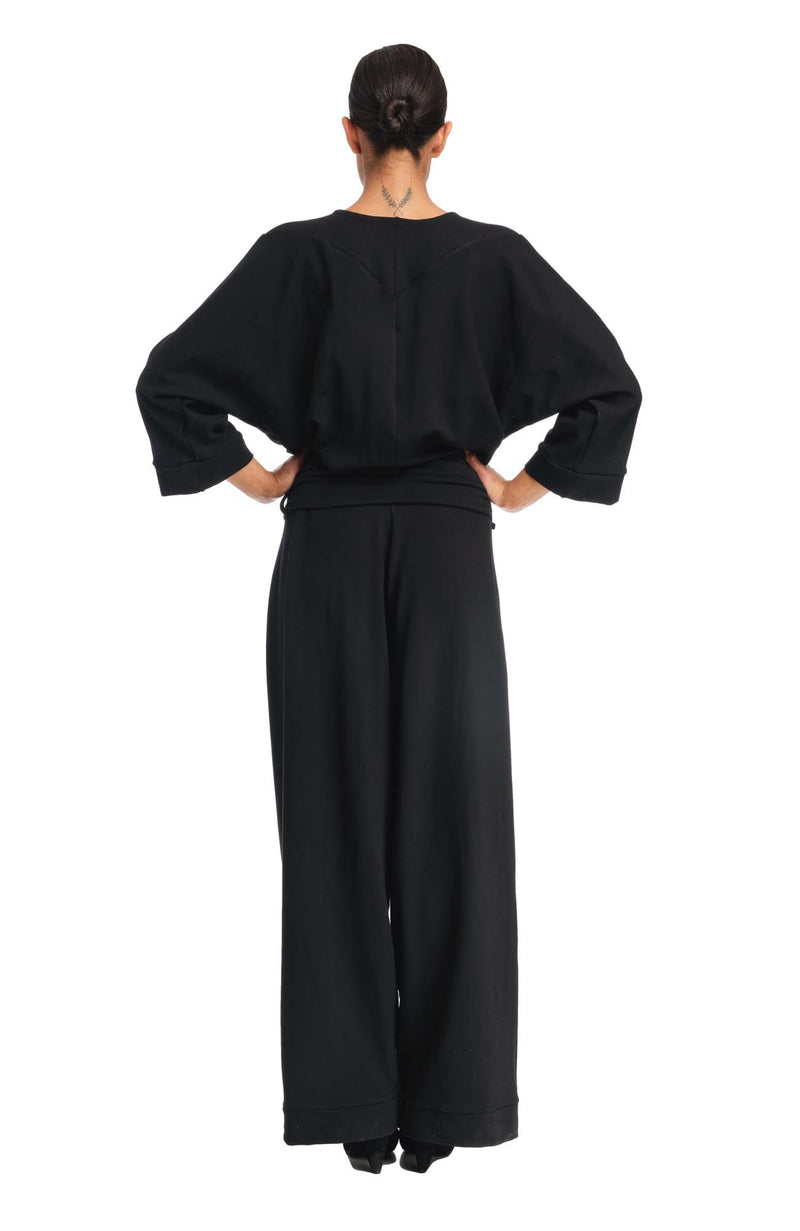 1710 / Soma Oversized Jumpsuit / Black
