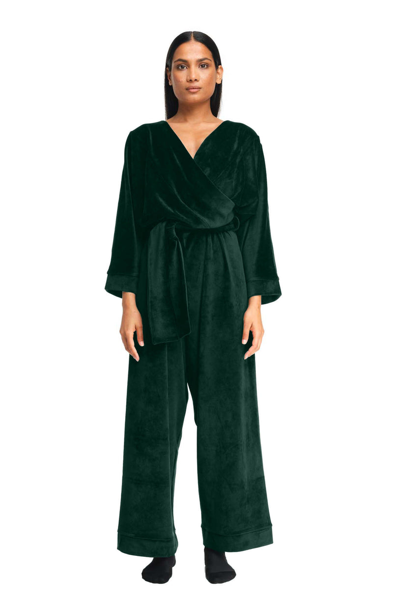 1710 / Soma Cozy Jumpsuit / Emerald